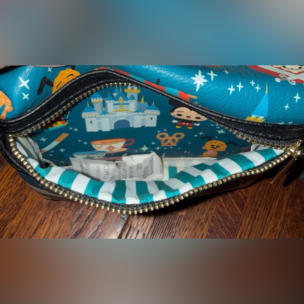 LOUNGEFLY Disney Park Chibi Icons Mini Backpack in Teal - Picture 5 of 6